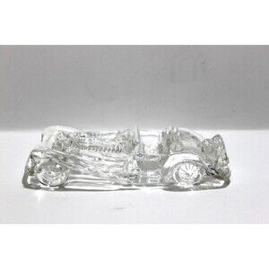 Elegant Glass Car Figurine